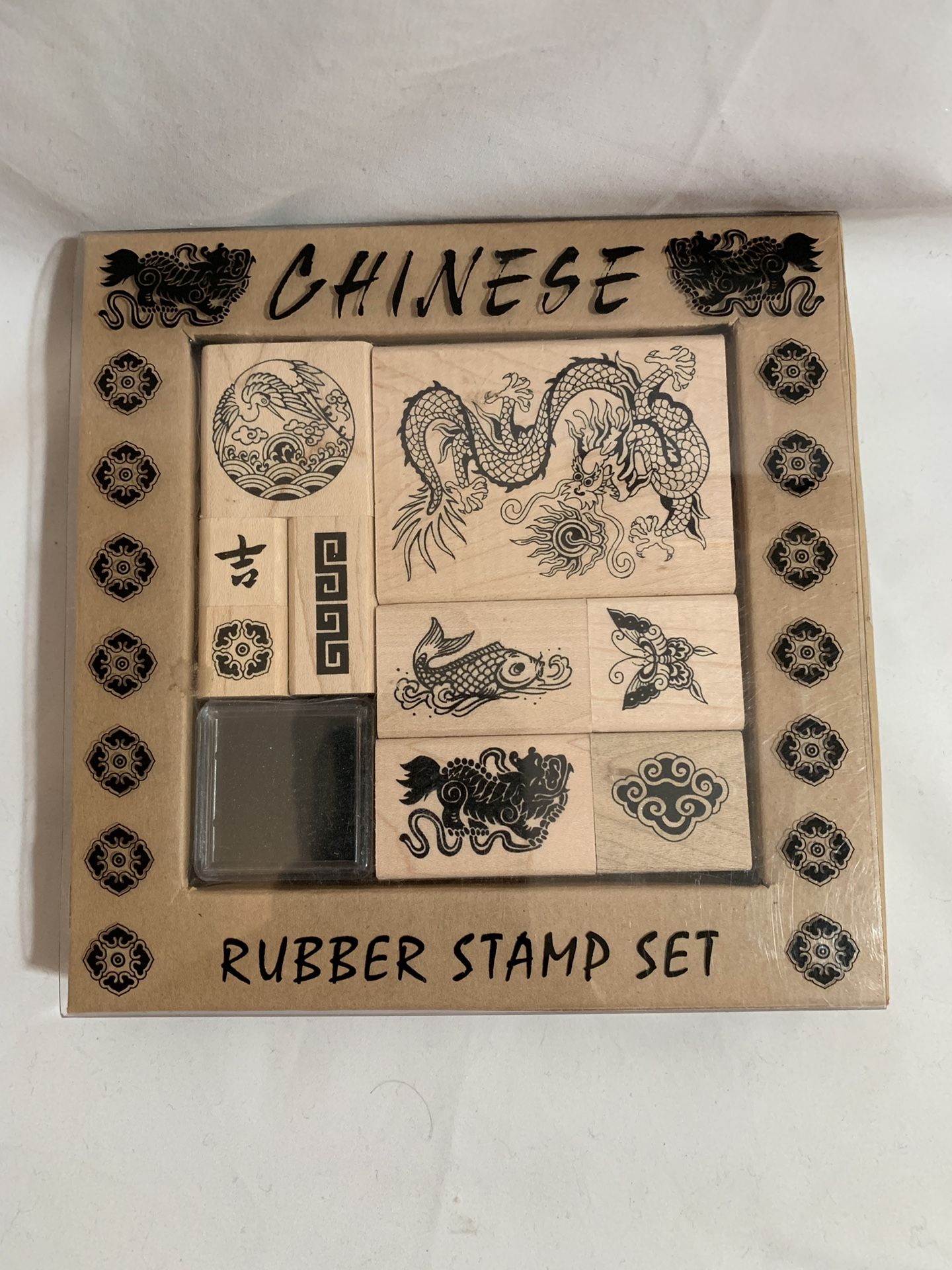 All night media, Chinese Rubber Stamp Set