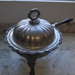 Antique Silver Kitchen Serveware