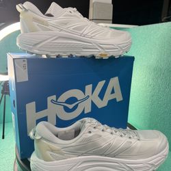 Mens Hoka Mafate Speed 2 White Lunar