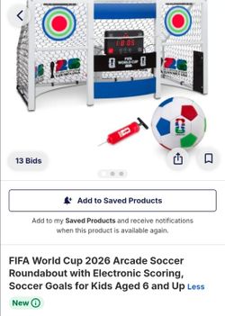FIFA World Cup 2026 Arcade Soccer Roundabout with Electronic Scoring