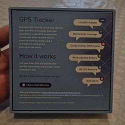 Brand new in the Box.
CUBE GPS Tracker. 
4G LTE Network. 