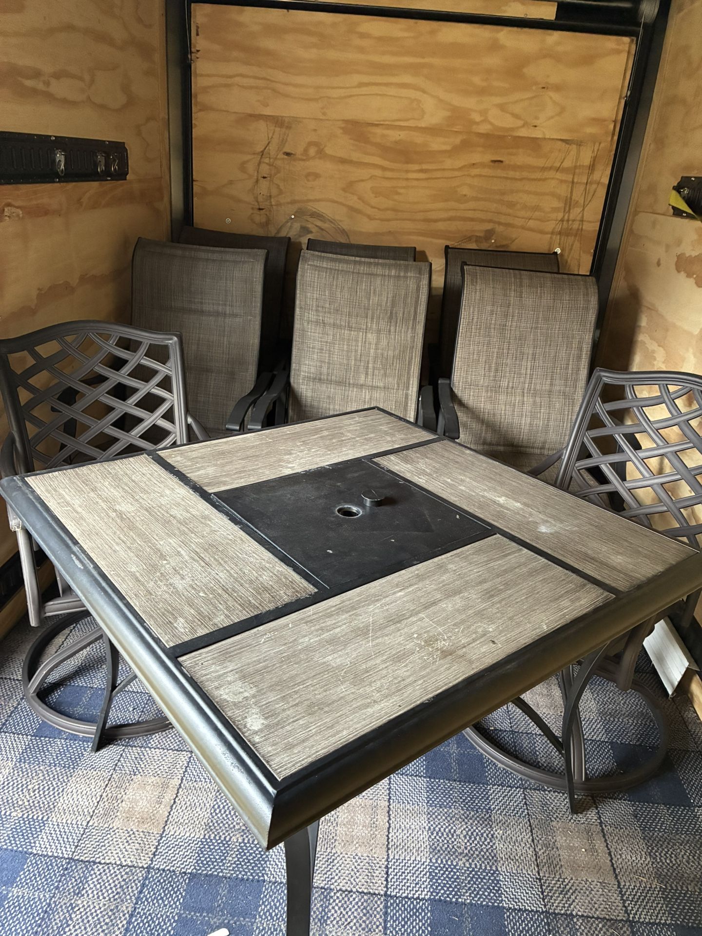 Table And 2 Swivels Chairs $225.00