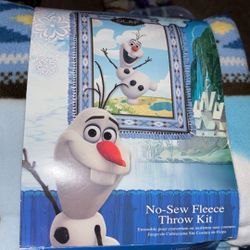No Sew Fleece Throw Kit And DVDs Blu Rays Some Kids And Regular 