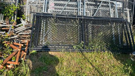 Chain Link Gate 8 Wider 9.5 Tall