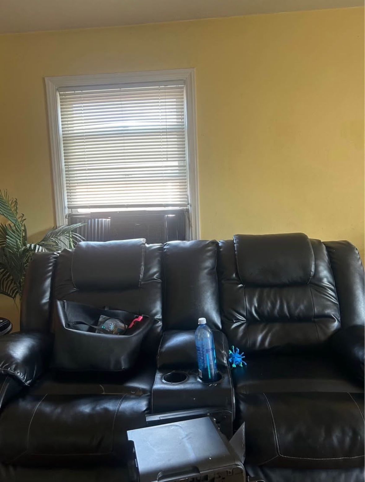 Black Movie Theater Sofa Recliner 
