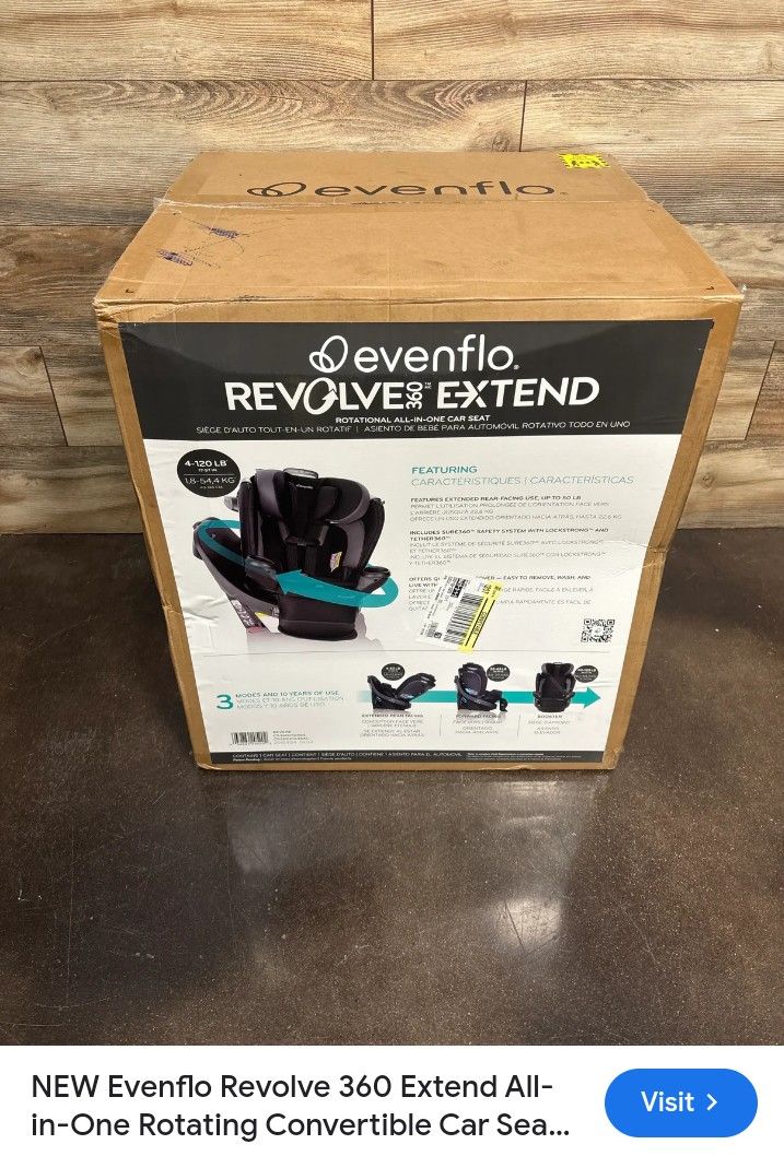 EVENFLO REVOLVER 360°  EXTEND