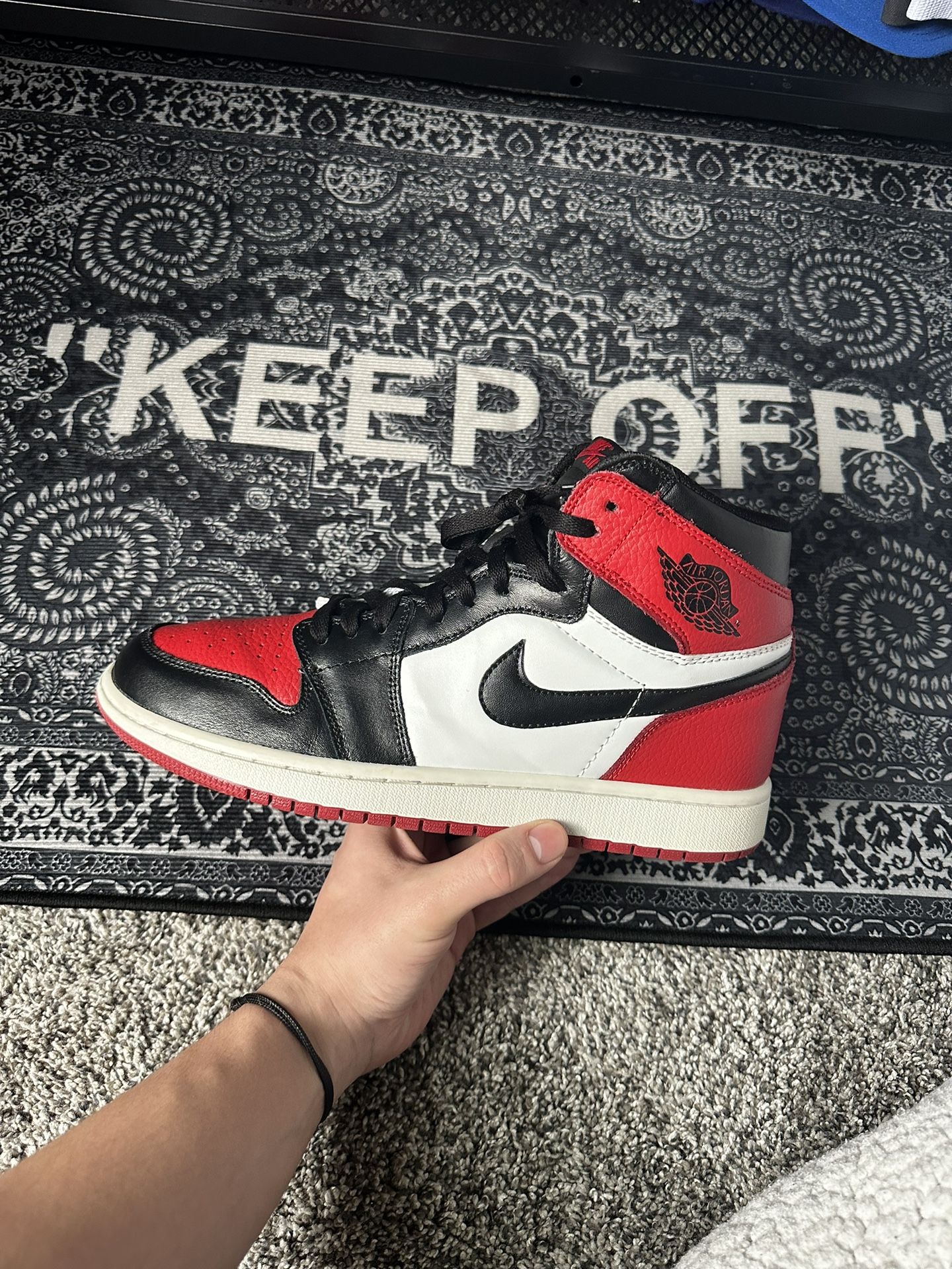 Jordan 1 Bred Toe