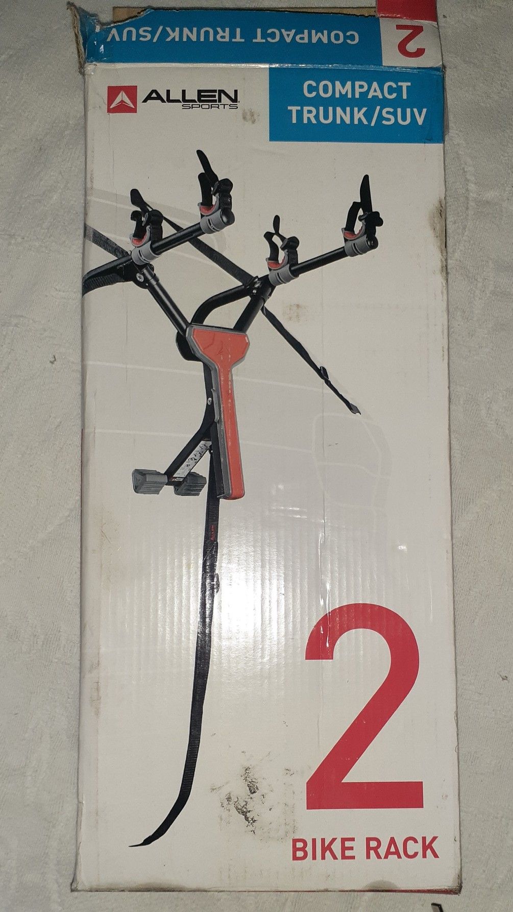 New never used Allen 2 bike trunk rack