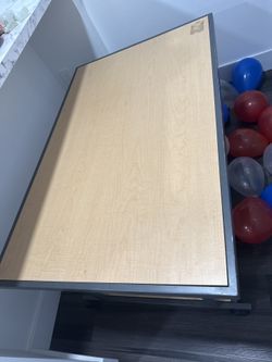 2-Tier Rolling Table / Desk – Modern & Classy – Move Out Sale