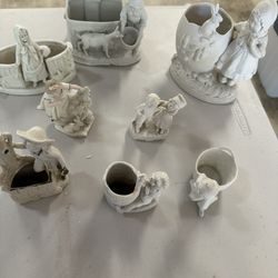 Antique White Bisque Figurines