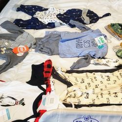Baby Boy 0 to 12 Months Clothing, Bright New 