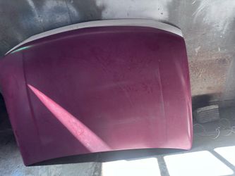 Maroon sierra truck hood 99-06