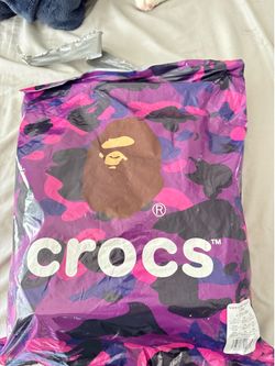 Bape echo crocs