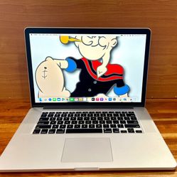 🍎 MacBook Pro 15” 2015 Retina 2.2Ghz i7 16GB 500GB SSD Fully Functional