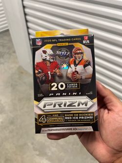 2020 Panini Prizm NFL Trading Cards Hanger Box