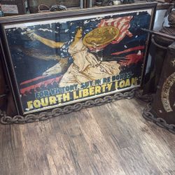 Ww1 U.S Victory Bonds Liberty Loans Large Poster Original 