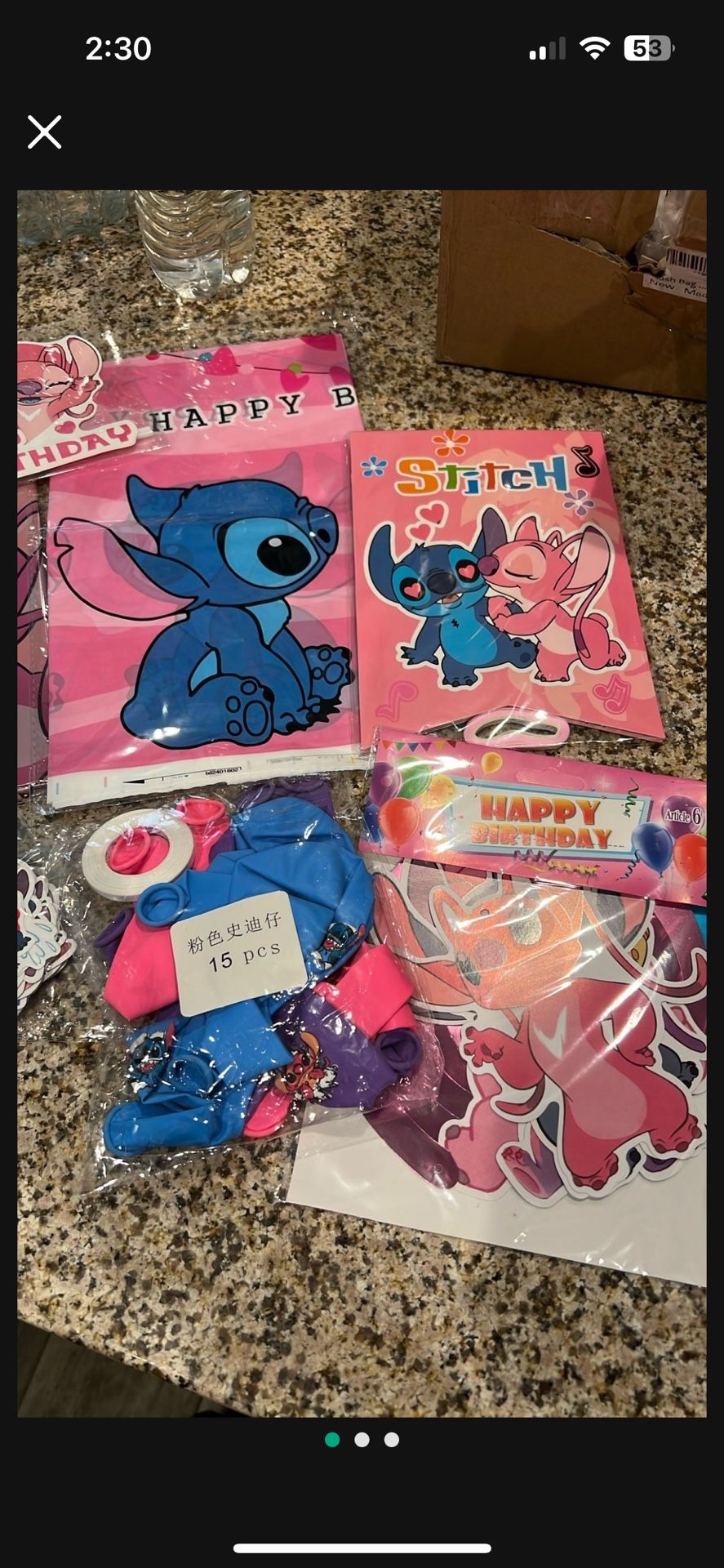 LILO And Stitch birthday decorations