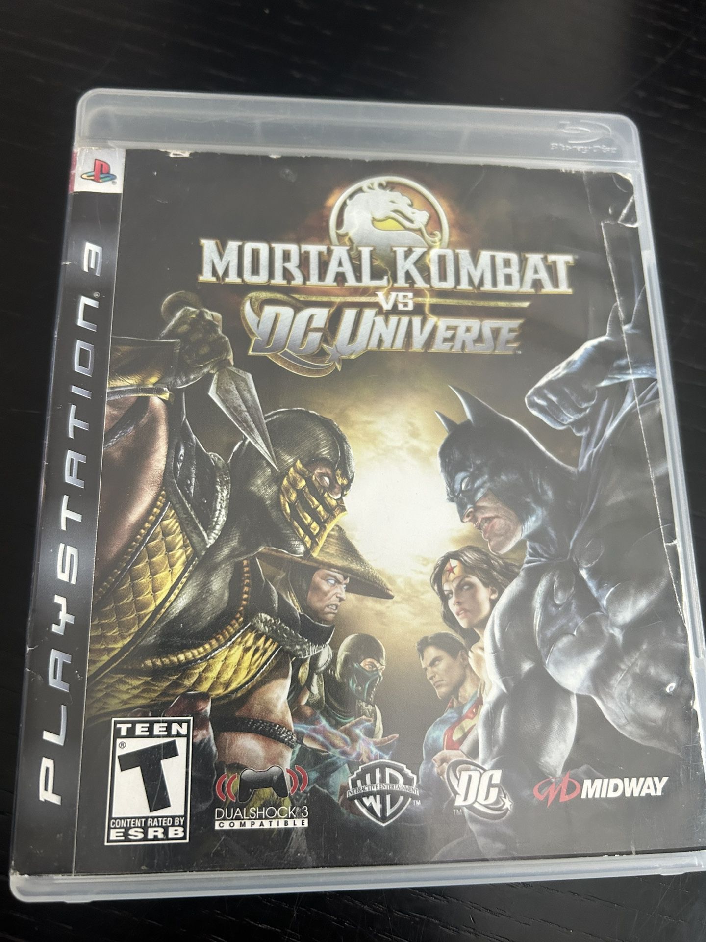 PlayStation 3 PS3 Game Mortal Kombat vs DC