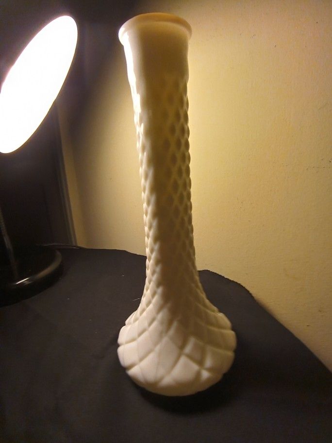 Milk Glass Bud Vase