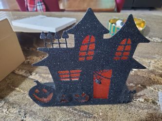 Halloween Haunted Mansion Candle Holder