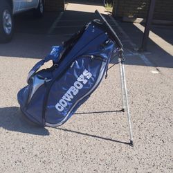 Golf Bag! Golf Clubs! Dallas Cowboys Standbag!