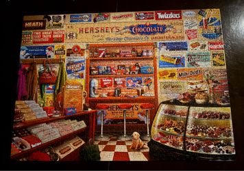 Masterpieces Hershey 1000 piece puzzle (All pieces accounted for)