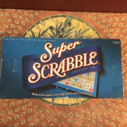 Super Scrabble Crossword Game by Winning Moves, More Spaces, Tiles = More Points