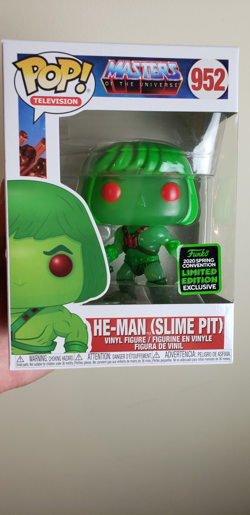 Funko Pop! He-Man Slime Pit Masters Of The Universe 952 ECCC