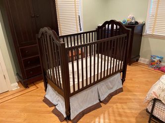 Solid Wood Baby Crib