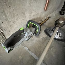Ego Leaf blower, Weedwacked, and Hedge Trimmer