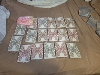 18 Packs Of Invitation Wedding Cards With Ribbons