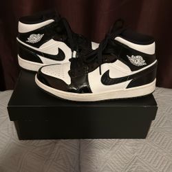 Air Jordan 1 Mid blk/wht