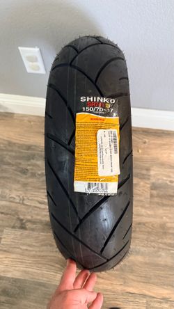New rear Motorcycle tire