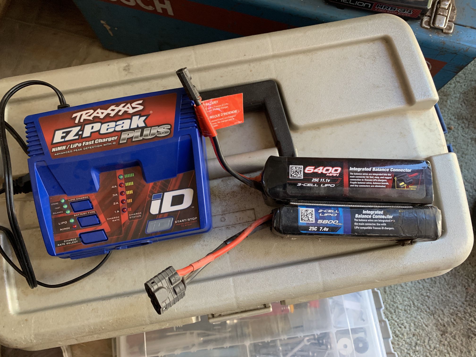 Traxxas Rc Battery Charger And Batteries