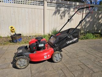 Beautiful Red Craftsman Mower Front Wheel Drive Lawnmower Mint Condition