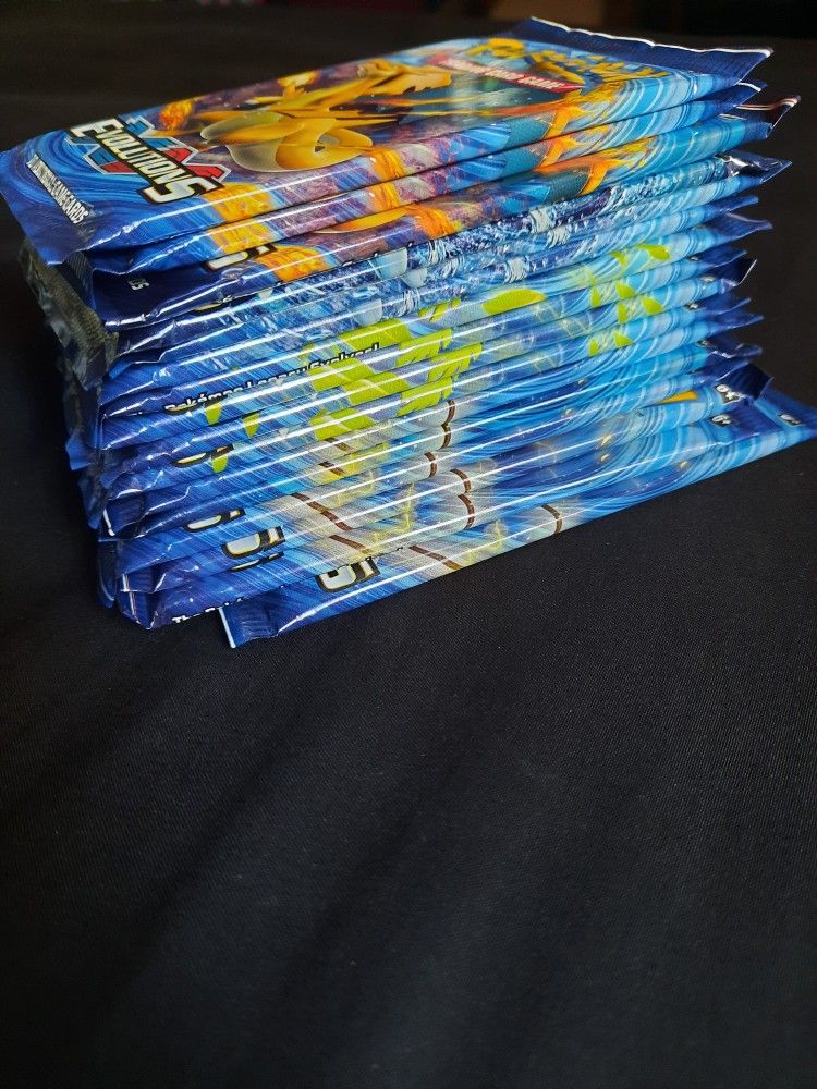 16 XY Evolutions Booster Packs!