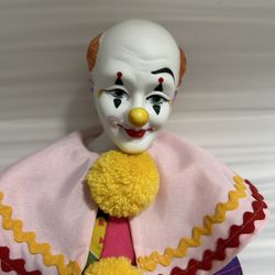 Vintage Show Stopper Hand Painted Porcelain Clown