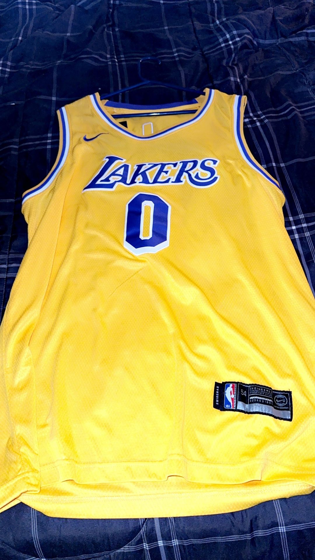 Brand New Russel Westbrook Lakers Jersey Authentic/Original Tags