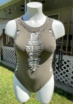 Handmade Braided Bodysuit- XL/2XL