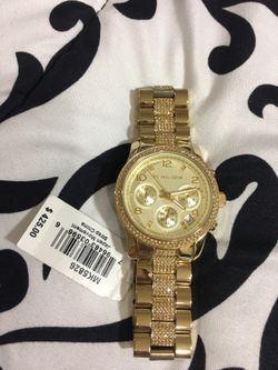 Gold Michael Kors watch new with tags