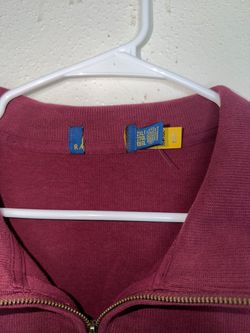 Polo Ralph Lauren Burgundy  Estate -Ribbed Quarter-Zip Pullover Sweater 2XLT
