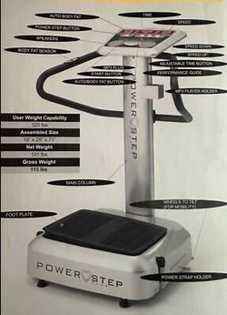 Vibrating Gym Exerciser Machine Please Read All Description Power Step Plus Vibration Training Platform