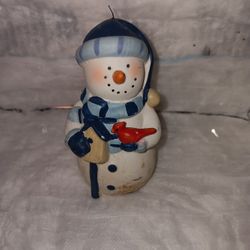 363 Vintage Snowman Ornament 