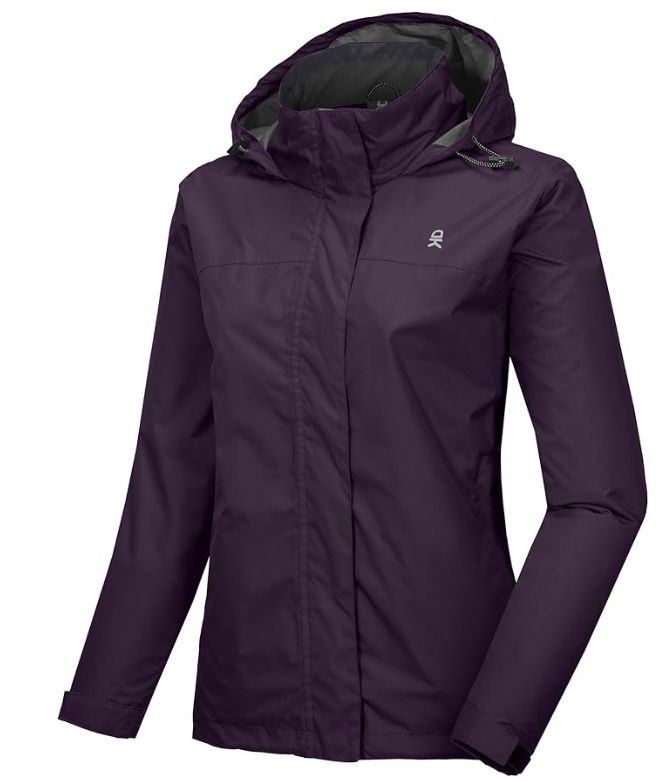 Little Donkey Andy Women’s Waterproof Rain Jacket(M)