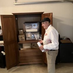 Large, Sturdy, Solid Wood Armoire