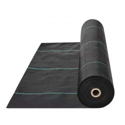7#Weed Barrier Landscape Fabric, 6*300FT Heavy Duty Garden Weed Fabric, Woven PP Weed Control Fabric, Driveway Fabric, Geotextile Fabric for Landscapi