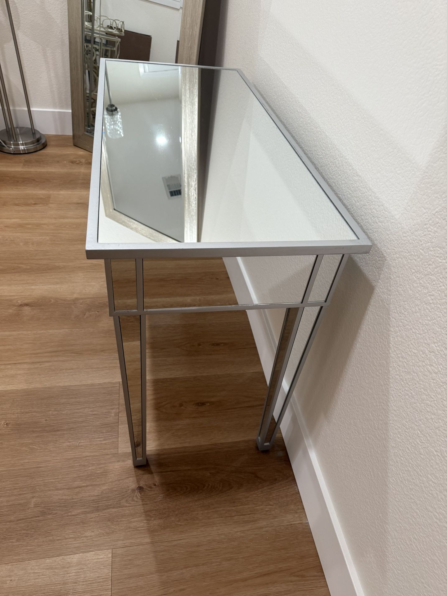 Silver Console Table