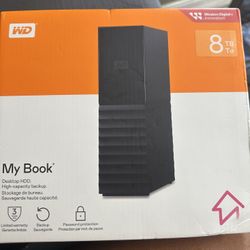 WD MY BOOK 8 TB To HDD external Hard drive