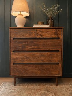 Vintage Kroehler Mid-Century Modern Tallboy Dresser- FREE DELIVERY AVAILABLE Read Description