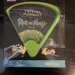 Rick and Morty Trivial Pursuit USAopoly Adult Swim RARE PARTY GAME NEW SEALED